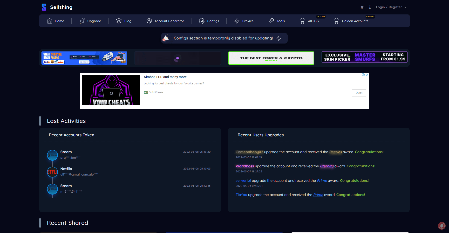 Sellthing.co | Free Account Generator